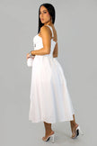 Accomplished Dress-- White