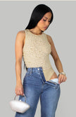 Cream Pearl Bodysuit
