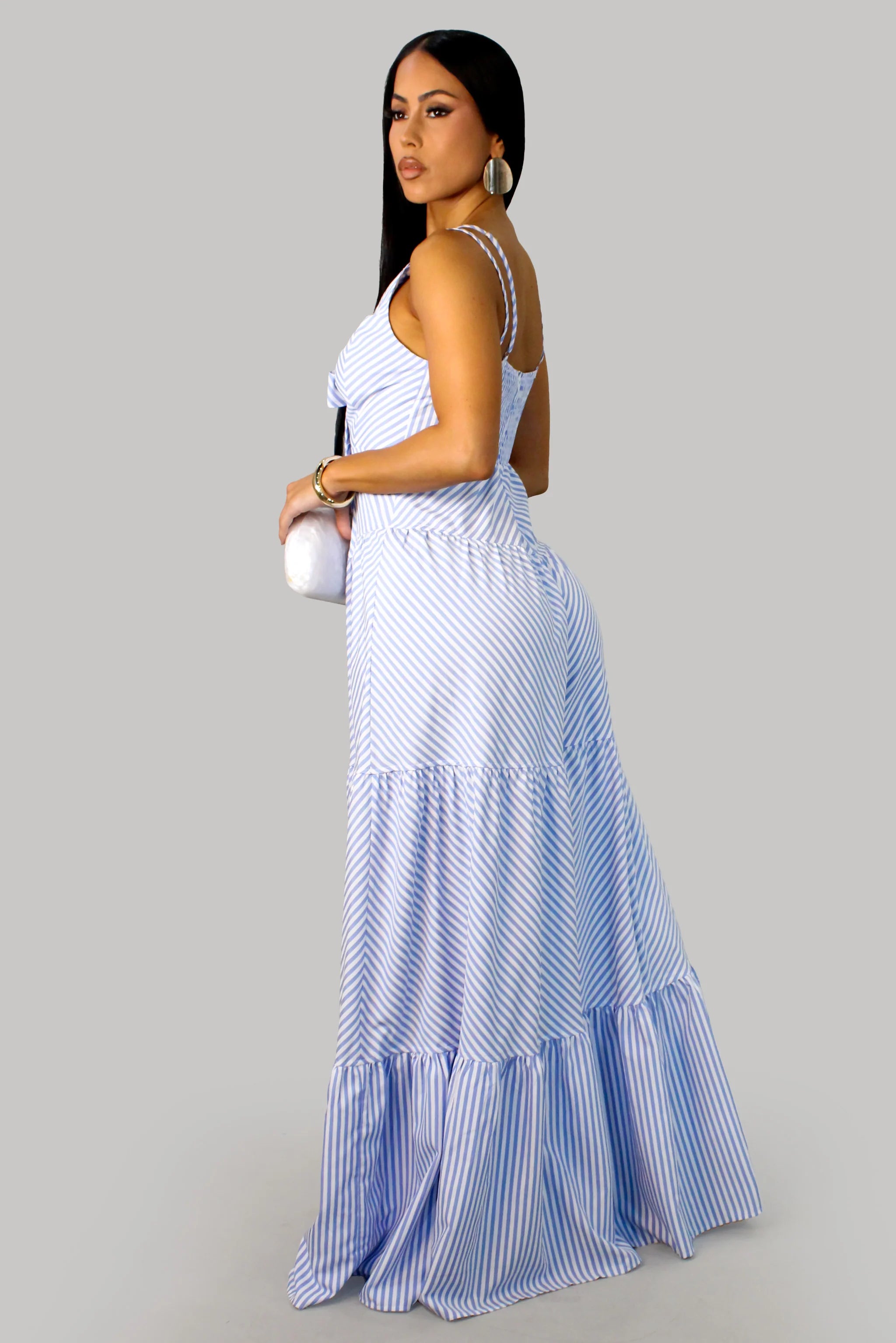 Graced Jumpsuit-- Blue