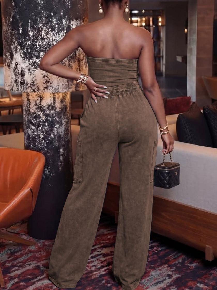 Warn Brown Jumpsuit