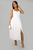Accomplished Dress-- White